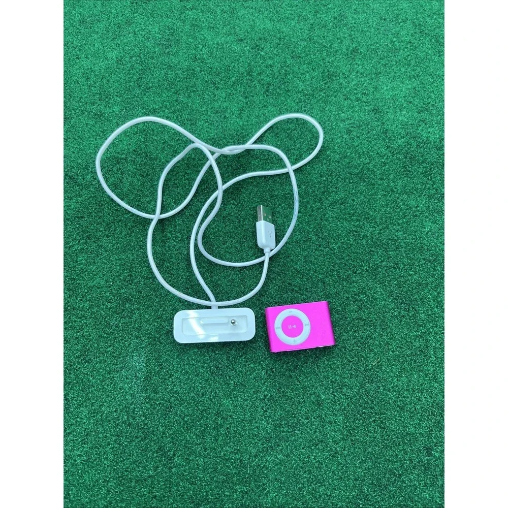 Apple iPod Shuffle 2nd Gen 1GB Pink MP3 Player with Headphone Jack